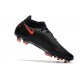 Crampons Nike Phantom GT Elite Dynamic Fit FG Noir Rouge Chili Gris