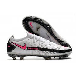 Nouvelle chaussure Phantom GT Elite FG de Nike - Blanc Rose Noir