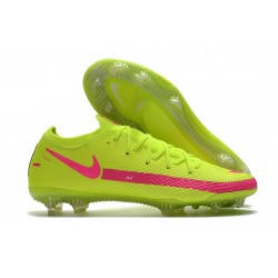 Nouvelle chaussure Phantom GT Elite FG de Nike - Jaune Rose