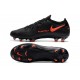 Nouvelle Phantom GT Elite FG de Nike - Noir Rouge Chili Gris Fumee