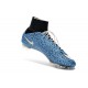 Coupe du Monde 2014 Chaussures Mercurial Superfly IV FG Nouvelle Bleu Noir Blanc