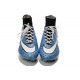 Coupe du Monde 2014 Chaussures Mercurial Superfly IV FG Nouvelle Bleu Noir Blanc