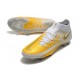 Chaussures 2021 Nike Phantom GT Elite DF FG Blanc Or