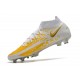 Chaussures 2021 Nike Phantom GT Elite DF FG Blanc Or