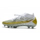 Crampons Nike Phantom GT Elite Dynamic Fit FG Or Blanc