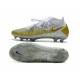 Crampons Nike Phantom GT Elite Dynamic Fit FG Or Blanc