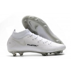 Crampons Nike Phantom GT Elite Dynamic Fit FG Blanc