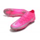 Crampons Nike Phantom GT Elite Dynamic Fit FG Rose Argent