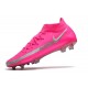 Crampons Nike Phantom GT Elite Dynamic Fit FG Rose Argent