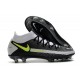 Crampons Nike Phantom GT Elite Dynamic Fit FG Noir Gris Vert