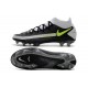 Crampons Nike Phantom GT Elite Dynamic Fit FG Noir Gris Vert