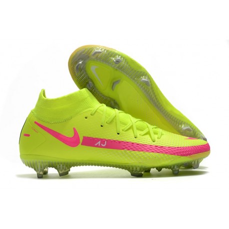 Crampons Nike Phantom GT Elite Dynamic Fit FG Vert Rose