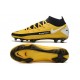 Chaussures 2021 Nike Phantom GT Elite DF FG Jaune Noir Blanc