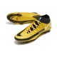 Chaussures 2021 Nike Phantom GT Elite DF FG Jaune Noir Blanc