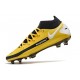 Chaussures 2021 Nike Phantom GT Elite DF FG Jaune Noir Blanc