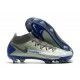 Crampons Nike Phantom GT Elite Dynamic Fit FG Argent Bleu