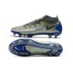 Crampons Nike Phantom GT Elite Dynamic Fit FG Argent Bleu