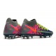 Chaussures 2021 Nike Phantom GT Elite DF FG Bleu Gris Rose