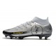 Nike Phantom GT Scorpion Elite DF FG Platine Argent Metallique Noir