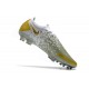 Nike Crampon 2021 Phantom GT Elite FG Or Blanc