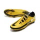 Nike Crampon 2021 Phantom GT Elite FG Jaune Noir Blanc