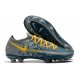 Nike Crampon 2021 Phantom GT Elite FG Bleu Jaune