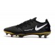 Nike Crampon 2021 Phantom GT Elite Tech Craft FG Noir Or