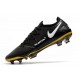 Nike Crampon 2021 Phantom GT Elite Tech Craft FG Noir Or