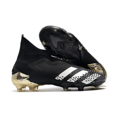 adidas Neuf Predator Mutator 20+ FG - Noir Blanc Or Metallique