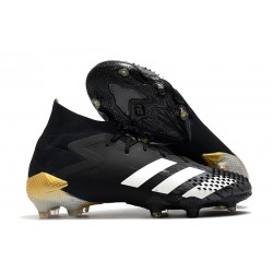 Adidas Predator Mutator 20.1 FG Chaussure Noir Blanc Or Metallique