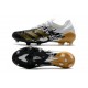 Crampons Adidas Predator Mutator 20.1 Low FG Blanc Noir Or