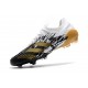 Crampons Adidas Predator Mutator 20.1 Low FG Blanc Noir Or