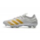 Crampons Adidas Predator Mutator 20.1 Low FG Blanc Or