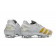 Crampons Adidas Predator Mutator 20.1 Low FG Blanc Or