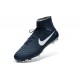 Coupe du Monde 2014 Chaussures Mercurial Magista Obra FG Bleu Marine Blanc