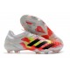 Crampons Adidas Predator Mutator 20.1 Low FG Blanc Orange Noir