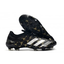 Crampons Adidas Predator Mutator 20.1 Low FG Paul Pogba Noir Gris