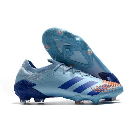 Crampons Adidas Predator Mutator 20.1 Low FG Bleu