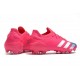 Crampons Adidas Predator Mutator 20.1 Low FG Rose Blanc Bleu