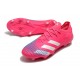 Crampons Adidas Predator Mutator 20.1 Low FG Rose Blanc Bleu