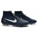 Coupe du Monde 2014 Chaussures Mercurial Magista Obra FG Bleu Marine Blanc