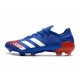 Crampons Adidas Predator Mutator 20.1 Low FG Bleu Blanc Rouge