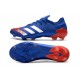 Crampons Adidas Predator Mutator 20.1 Low FG Bleu Blanc Rouge