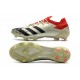 Crampons Adidas Predator Mutator 20.1 Low FG Beige Rouge Noir