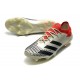 Crampons Adidas Predator Mutator 20.1 Low FG Beige Rouge Noir