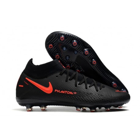 Nike Phantom GT Elite Dynamic Fit AG-PRO Noir Rouge Chili Gris fumee