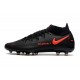 Nike Phantom GT Elite Dynamic Fit AG-PRO Noir Rouge Chili Gris fumee