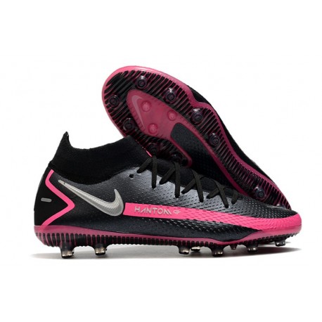 Nike Phantom GT Elite Dynamic Fit AG-PRO Noir Argent Rose