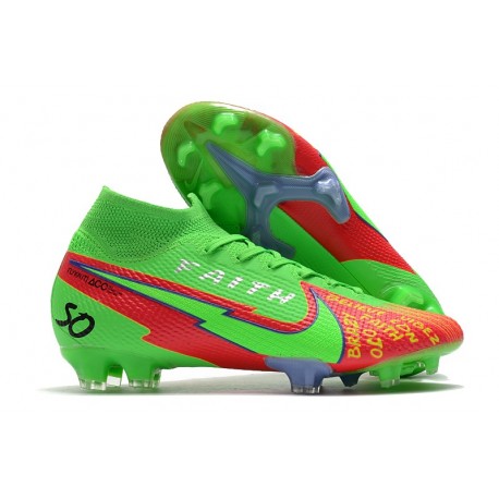 Nike Mercurial Superfly VII Elite FG Vert Rouge