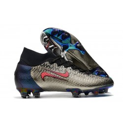 Nike Mercurial Superfly VII Elite FG Argent Bleu Rouge